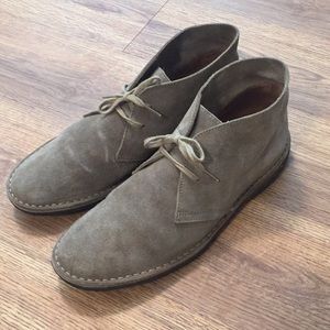 J. Crew Handmade in Italy Suede Chukka Boots